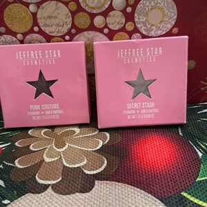Jeffree Star eyeshadow set of 2 dark shades